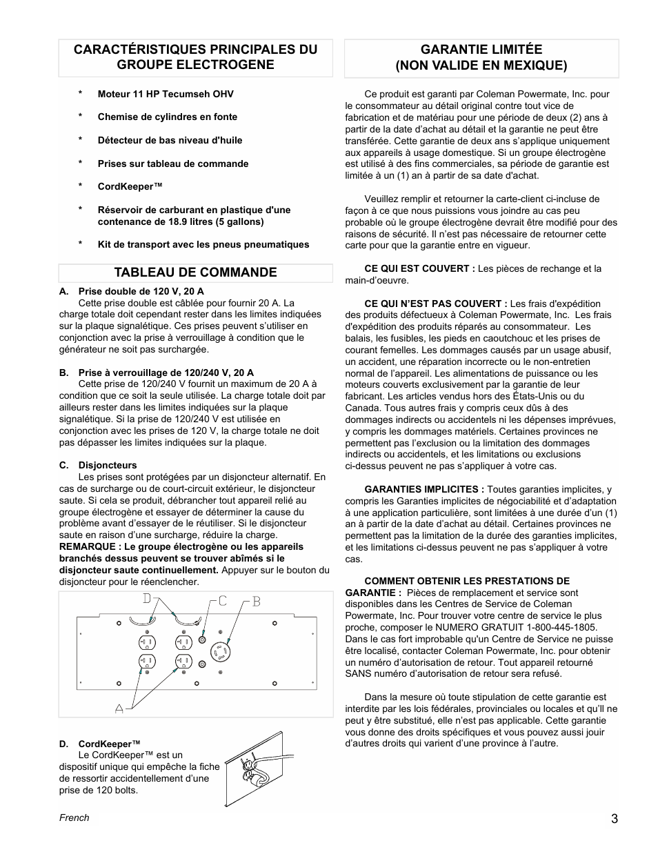 Powermate PM0525500.01 User Manual | Page 3 / 8