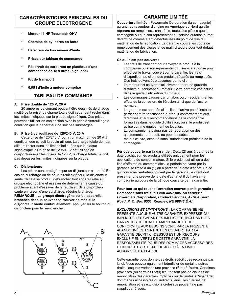 Powermate PM0525750 User Manual | Page 4 / 12