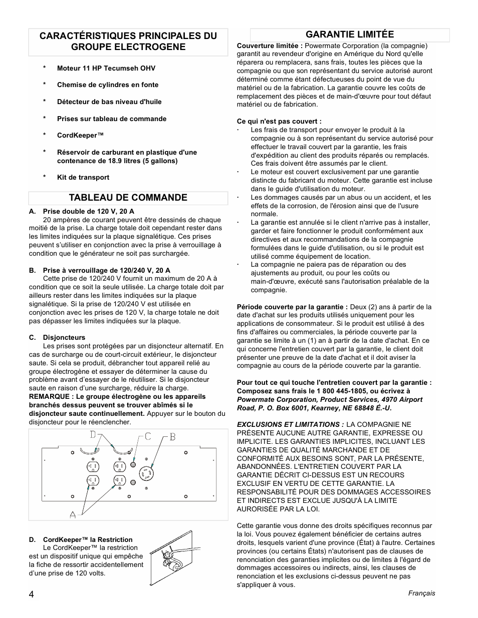 Powermate PM0525751 User Manual | Page 4 / 12