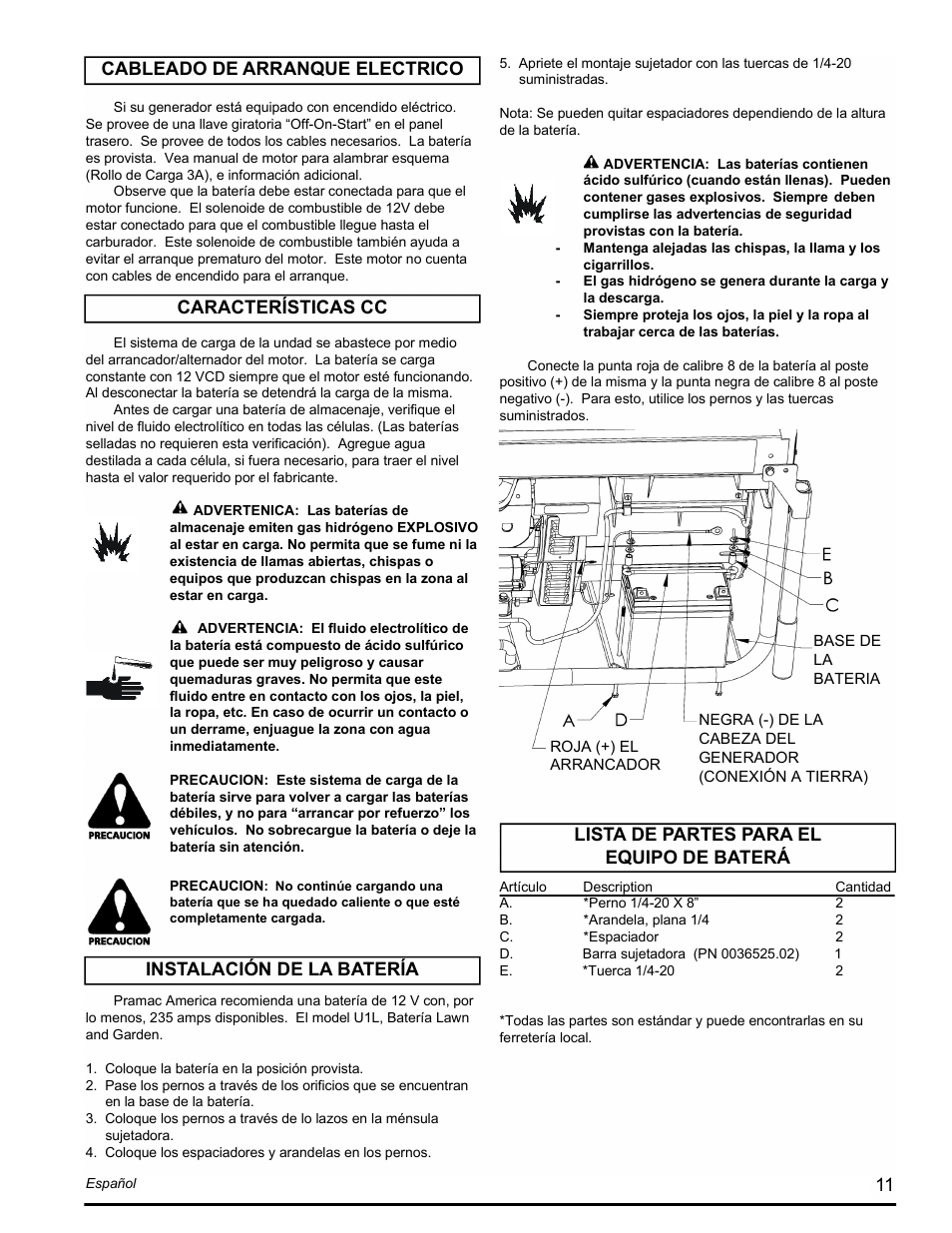 Powermate PM0601250.02 User Manual | Page 11 / 20