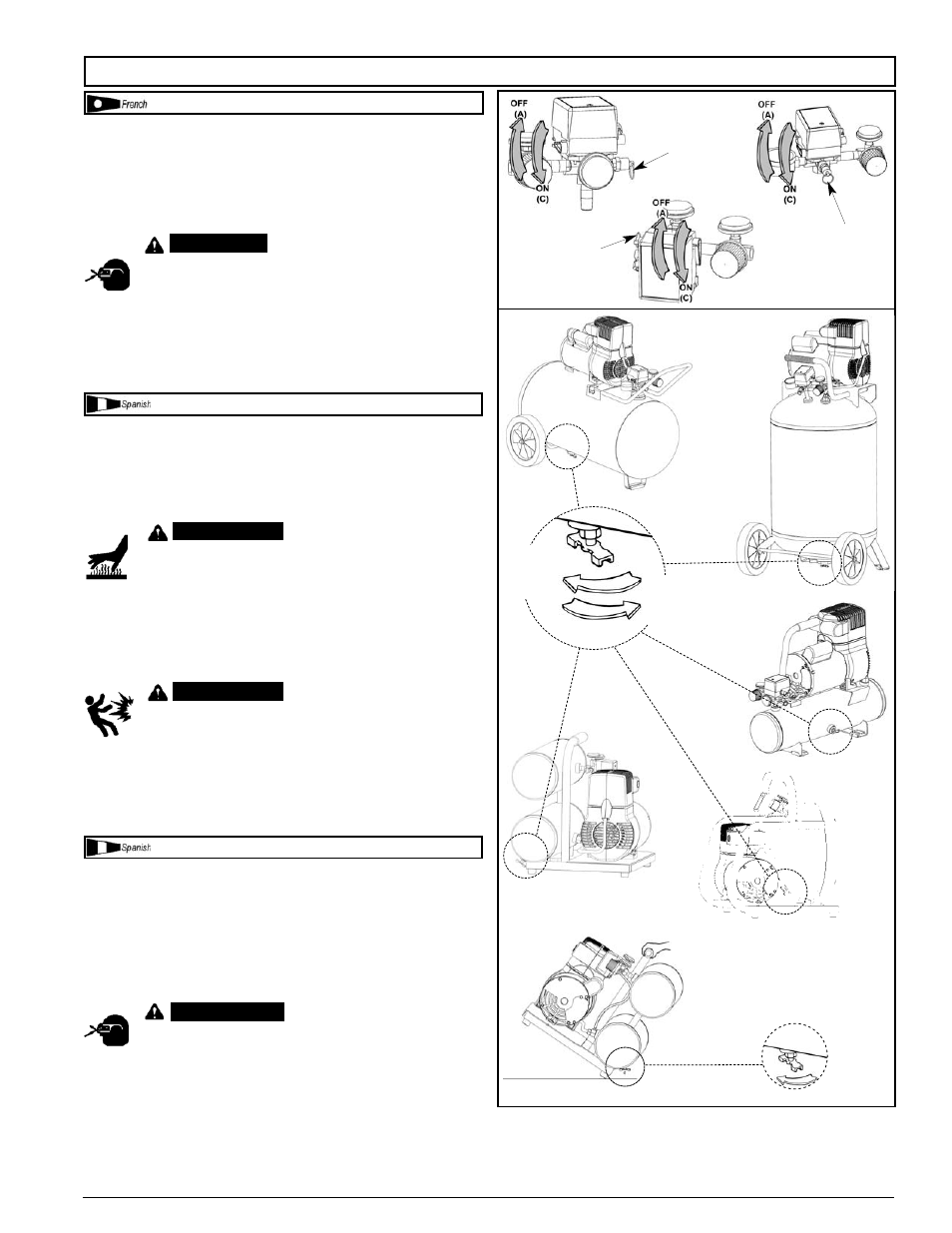 Mode d’emploi \ instrucciones operativas | Powermate SPA0601512 User Manual | Page 14 / 24