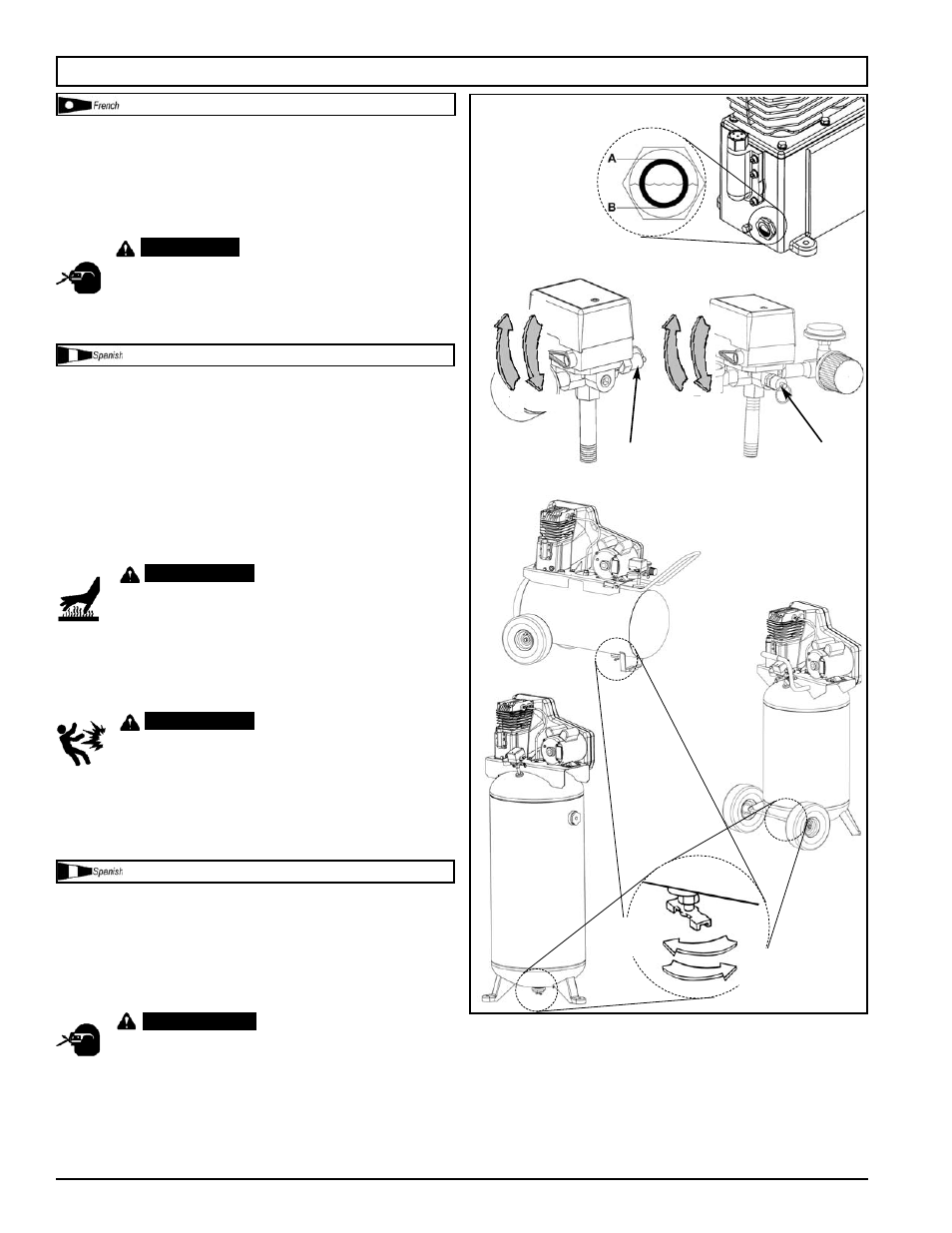Mode d’emploi \ instrucciones operativas | Powermate SPA0502054 User Manual | Page 15 / 24