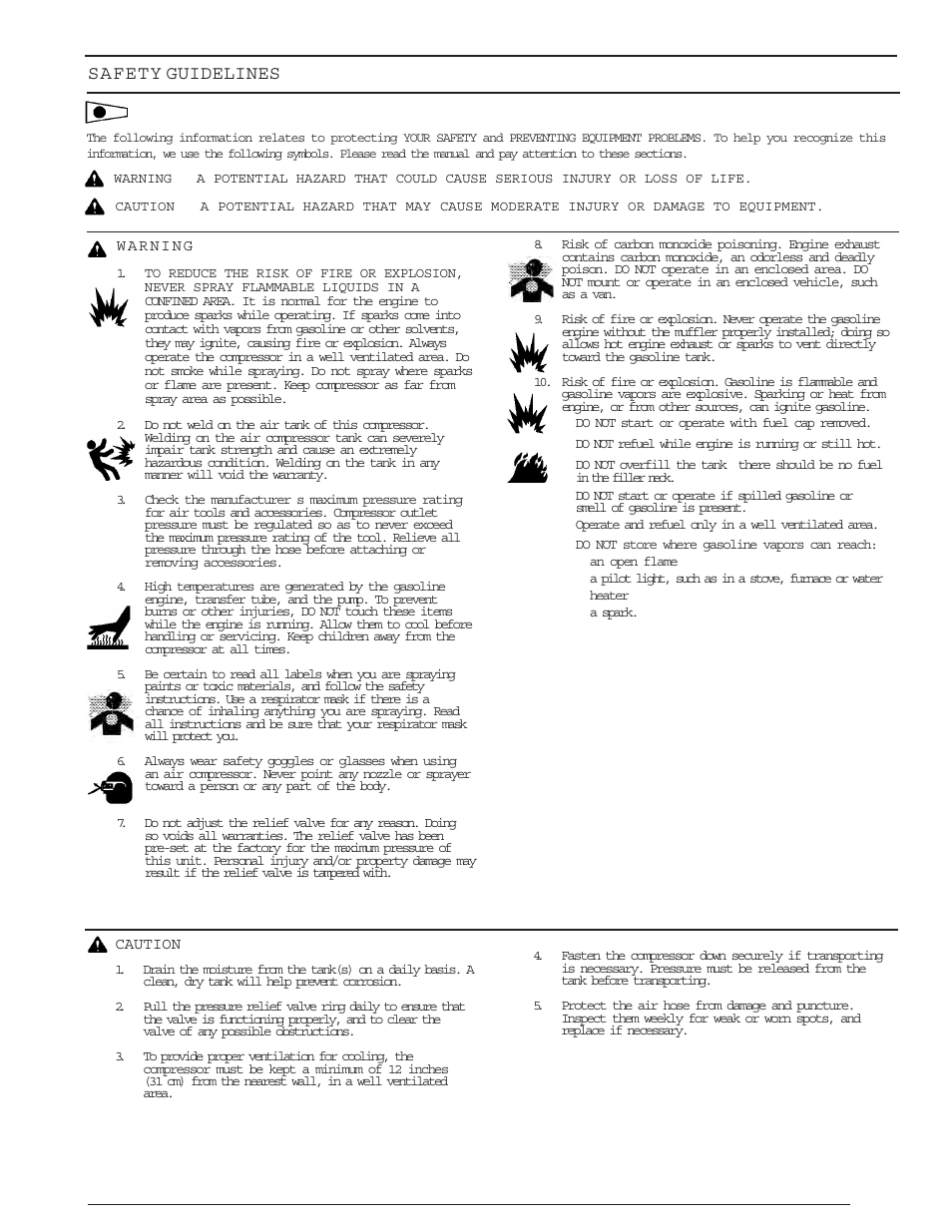Safety guidelines | Powermate CT5590816.02 User Manual | Page 3 / 28