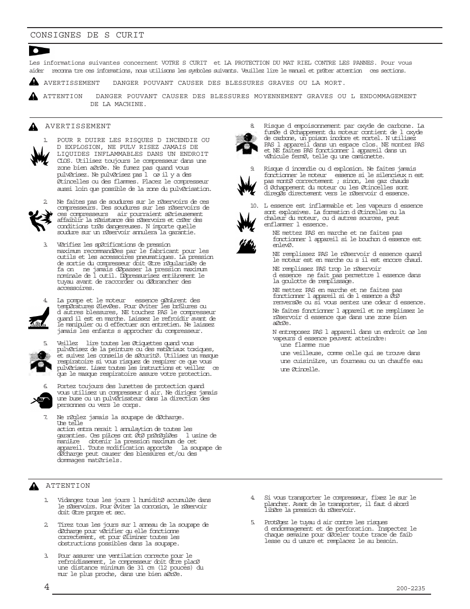 Consignes de s curit | Powermate CT5590816.02 User Manual | Page 4 / 28