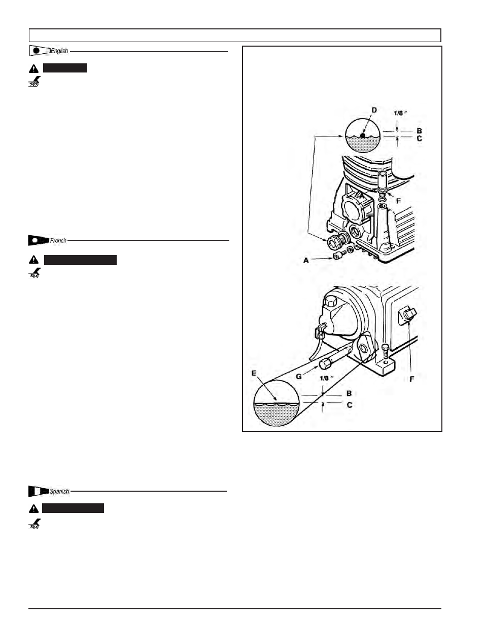 Maintenance / entretien / mantenimiento | Powermate MV6548059 User Manual | Page 23 / 32