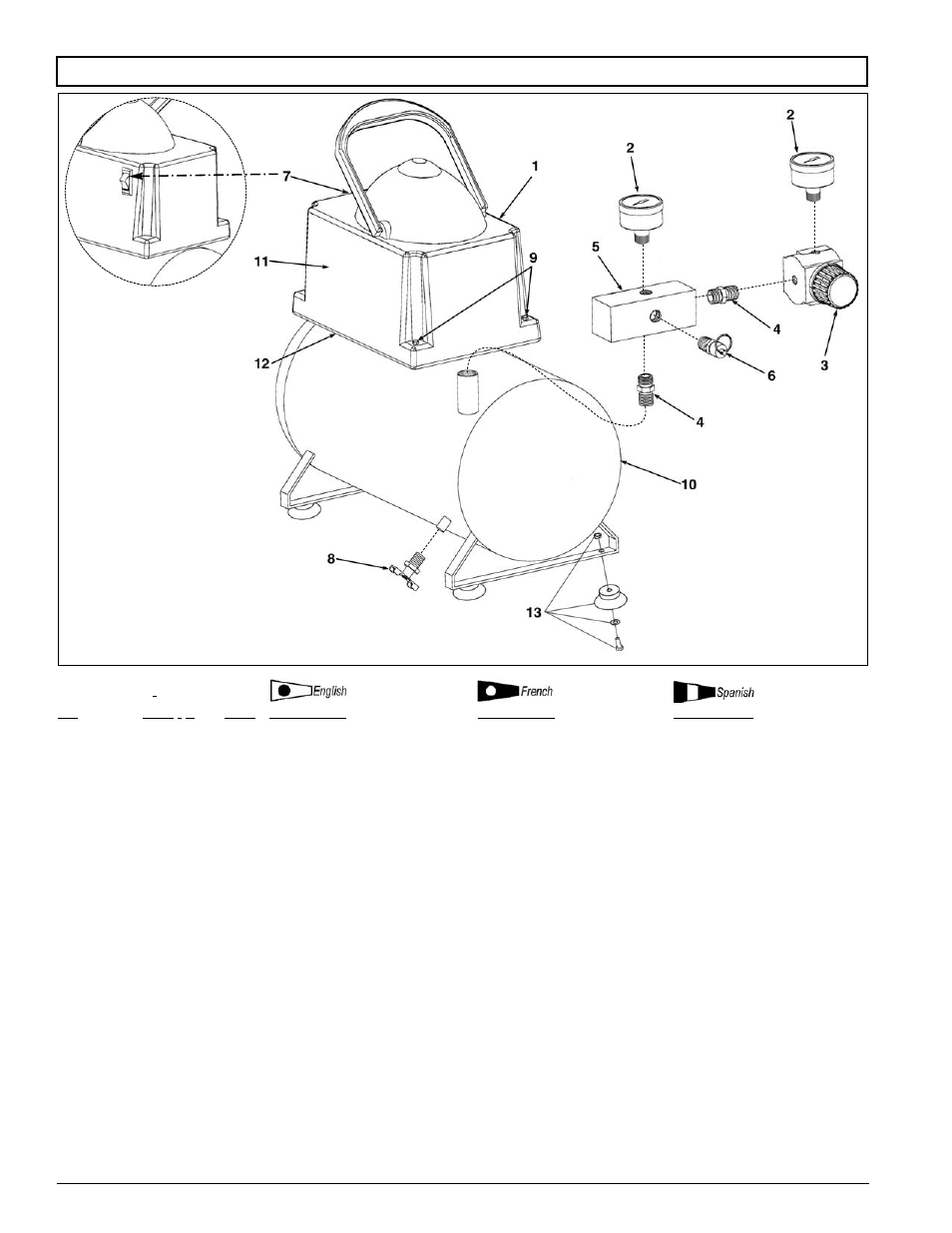 Parts list \ liste de pièces \ lista de las piezas | Powermate DP0000201 User Manual | Page 15 / 20