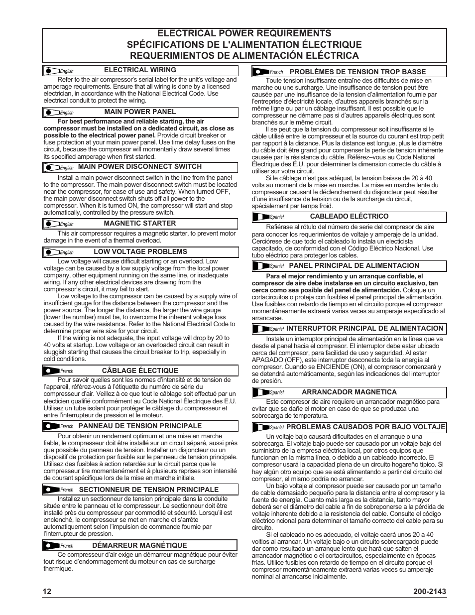 Powermate IH9919946 User Manual | Page 12 / 30
