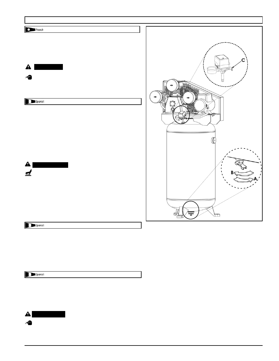 Mode d’emplo / instrucciones operativas | Powermate SLA8046065 User Manual | Page 18 / 28