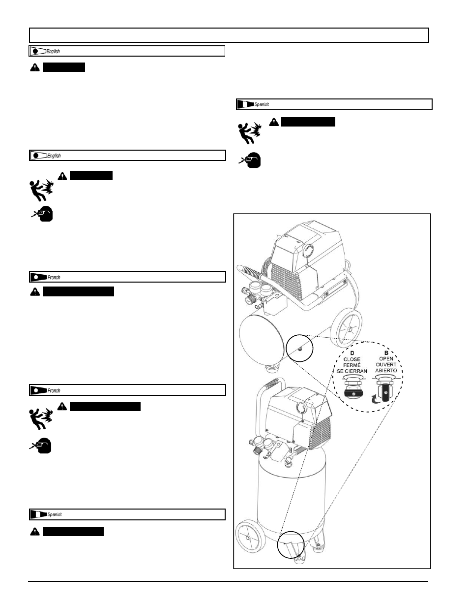 Maintenance \ entretien \ mantenimiento | Powermate PL1582619 User Manual | Page 21 / 32