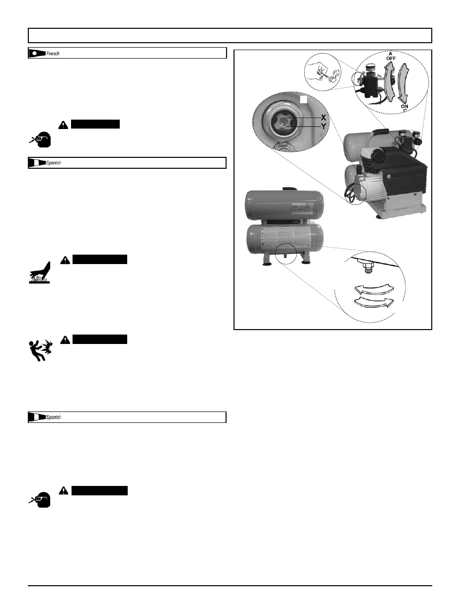 Mode d’emploi \ instrucciones operativas | Powermate PS0200404 User Manual | Page 13 / 24