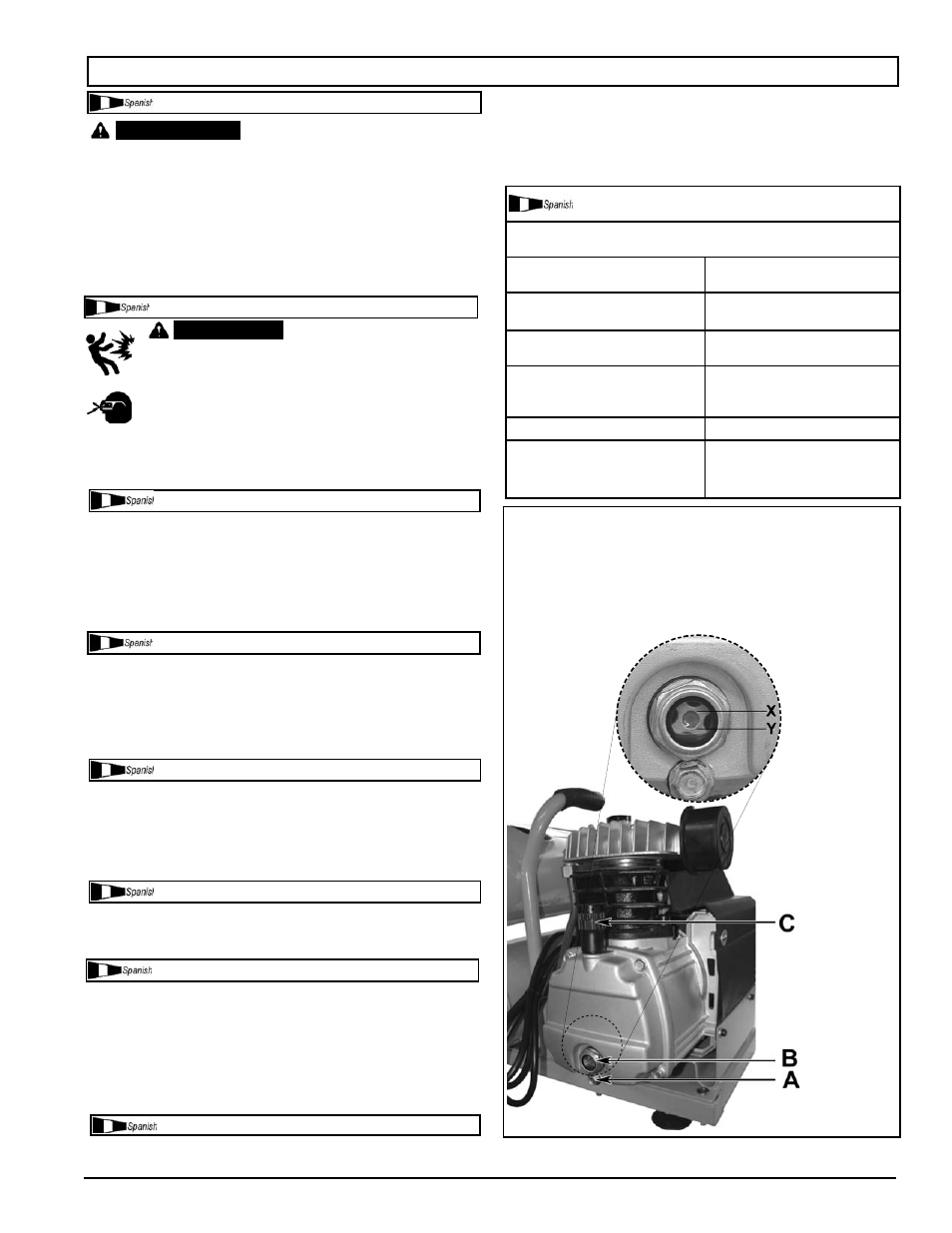 Mantenimiento, Entretien péridique | Powermate PS0200404 User Manual | Page 16 / 24