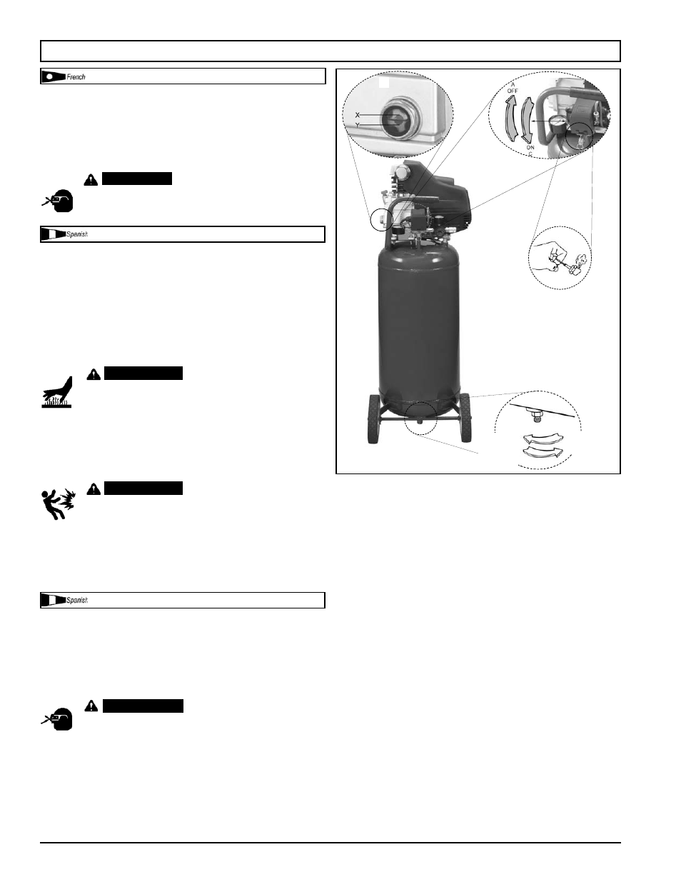 Mode d’emploi \ instrucciones operativas | Powermate VL1181504 User Manual | Page 13 / 24