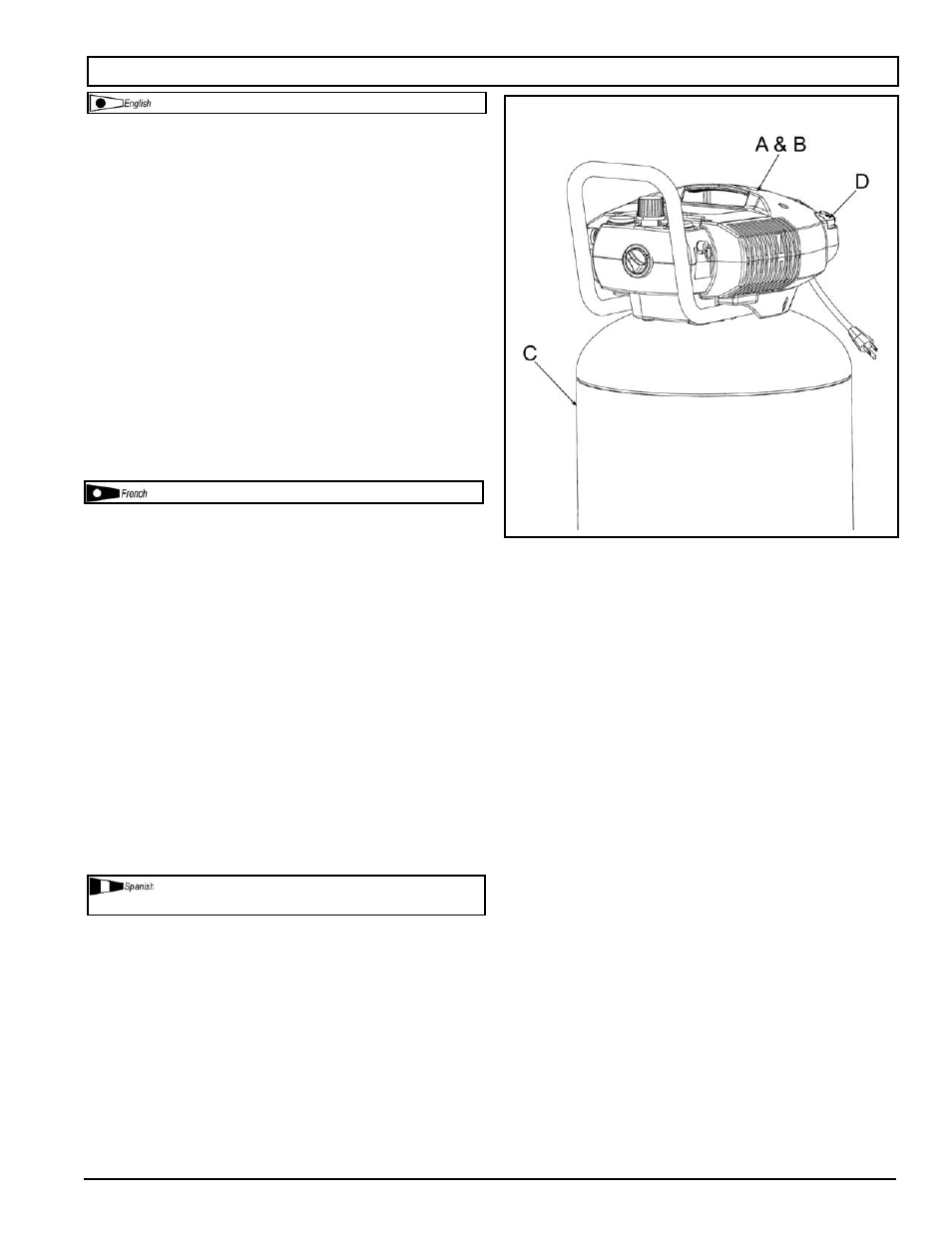 Overview \ vue d’ensemble \ resumen general | Powermate VLH1583009.01 User Manual | Page 6 / 24