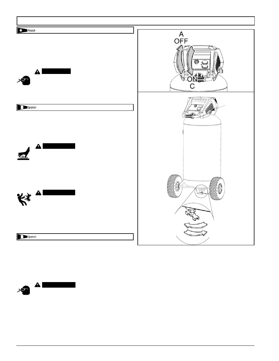 Mode d’emploi \ instrucciones operativas | Powermate VLK1582609 User Manual | Page 13 / 24