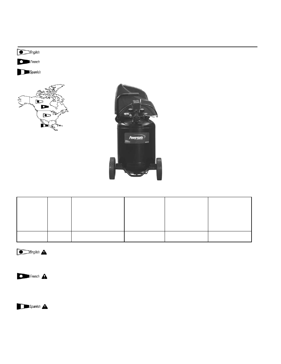 Powermate VLP0881203 User Manual | 20 pages