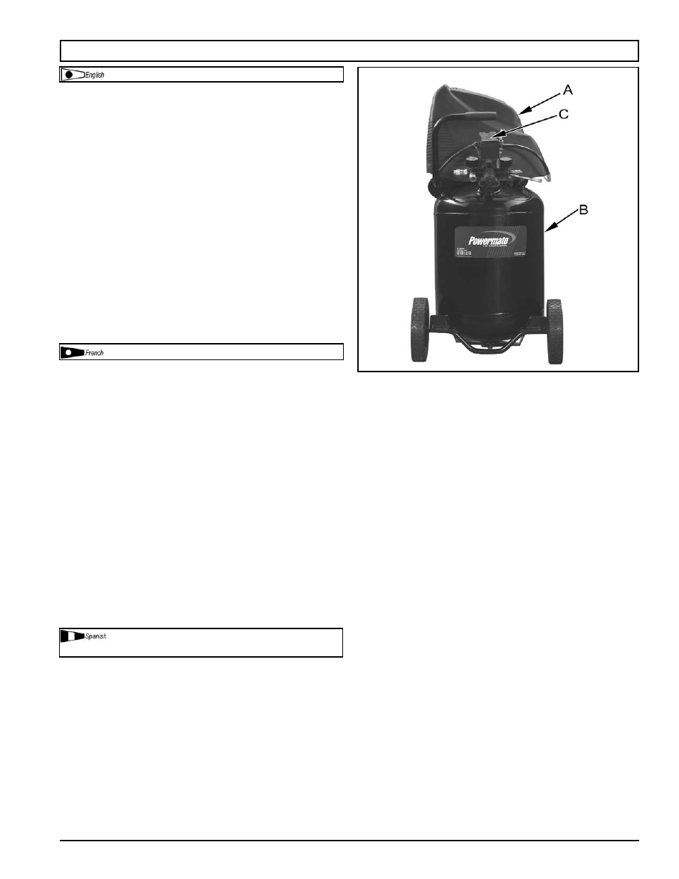 Overview \ vue d’ensemble \ resumen general | Powermate VLP0881203 User Manual | Page 6 / 20