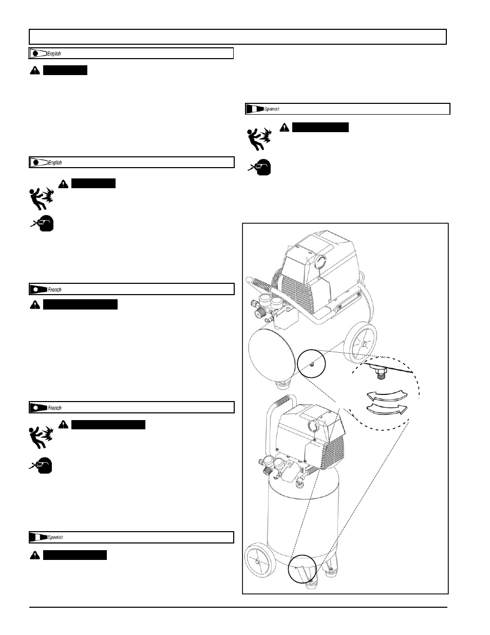 Maintenance \ entretien \ mantenimiento | Powermate VPP1580719 User Manual | Page 13 / 24