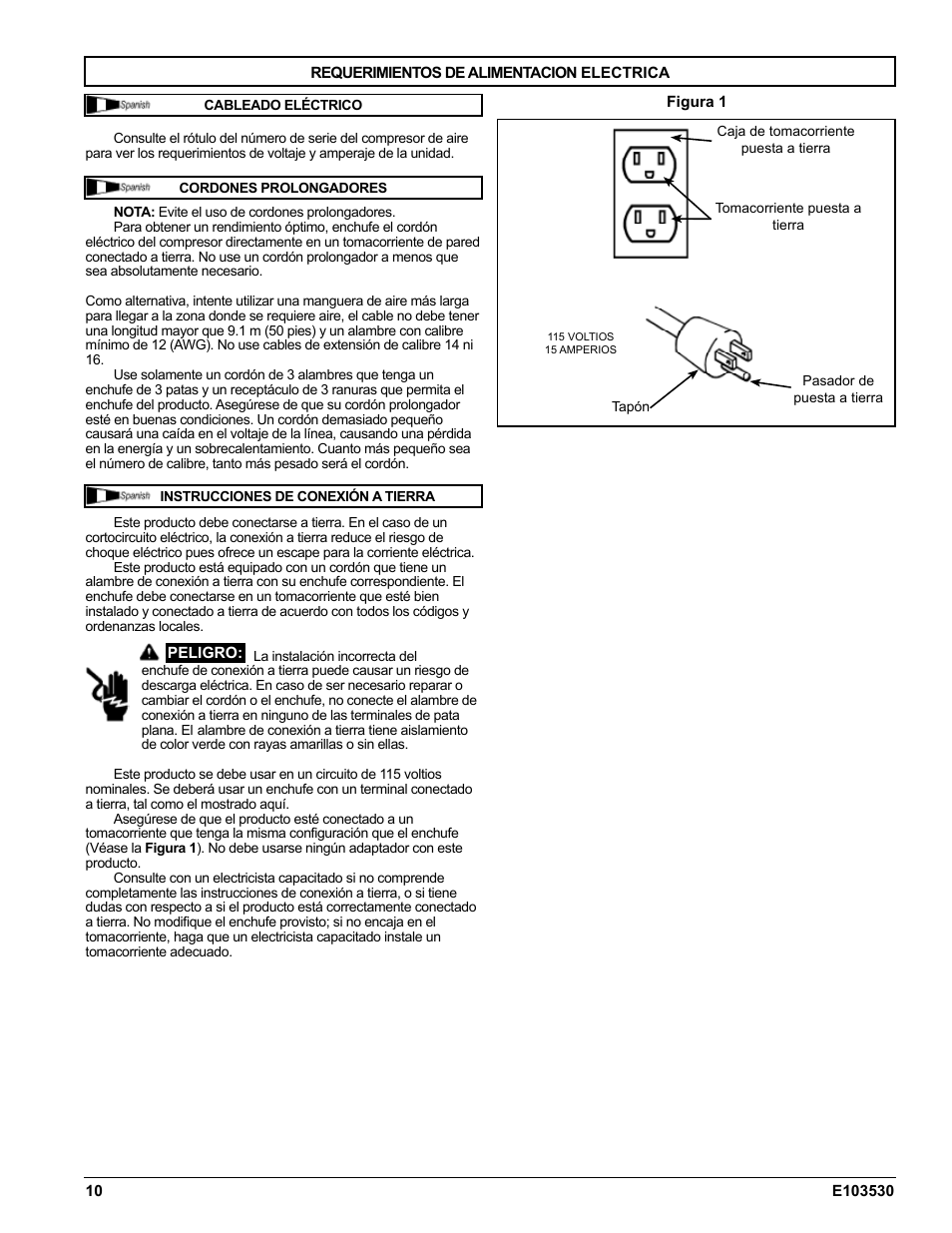 Powermate VNF1080620 User Manual | Page 10 / 20