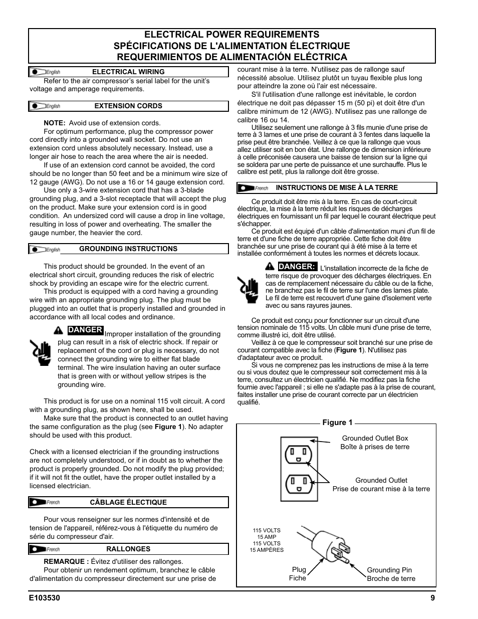 Powermate VNF1080620 User Manual | Page 9 / 20