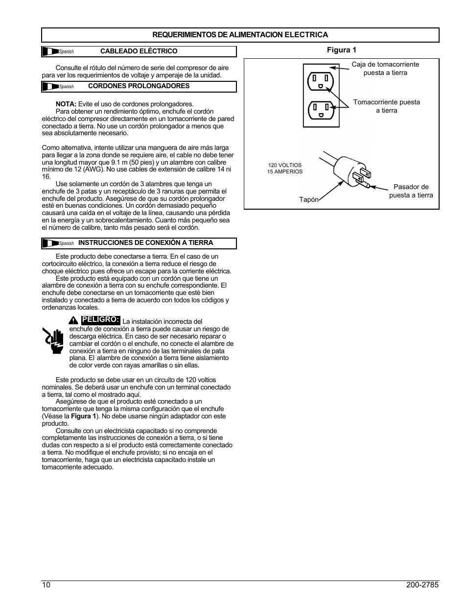 Powermate VNP0000101 User Manual | Page 10 / 20