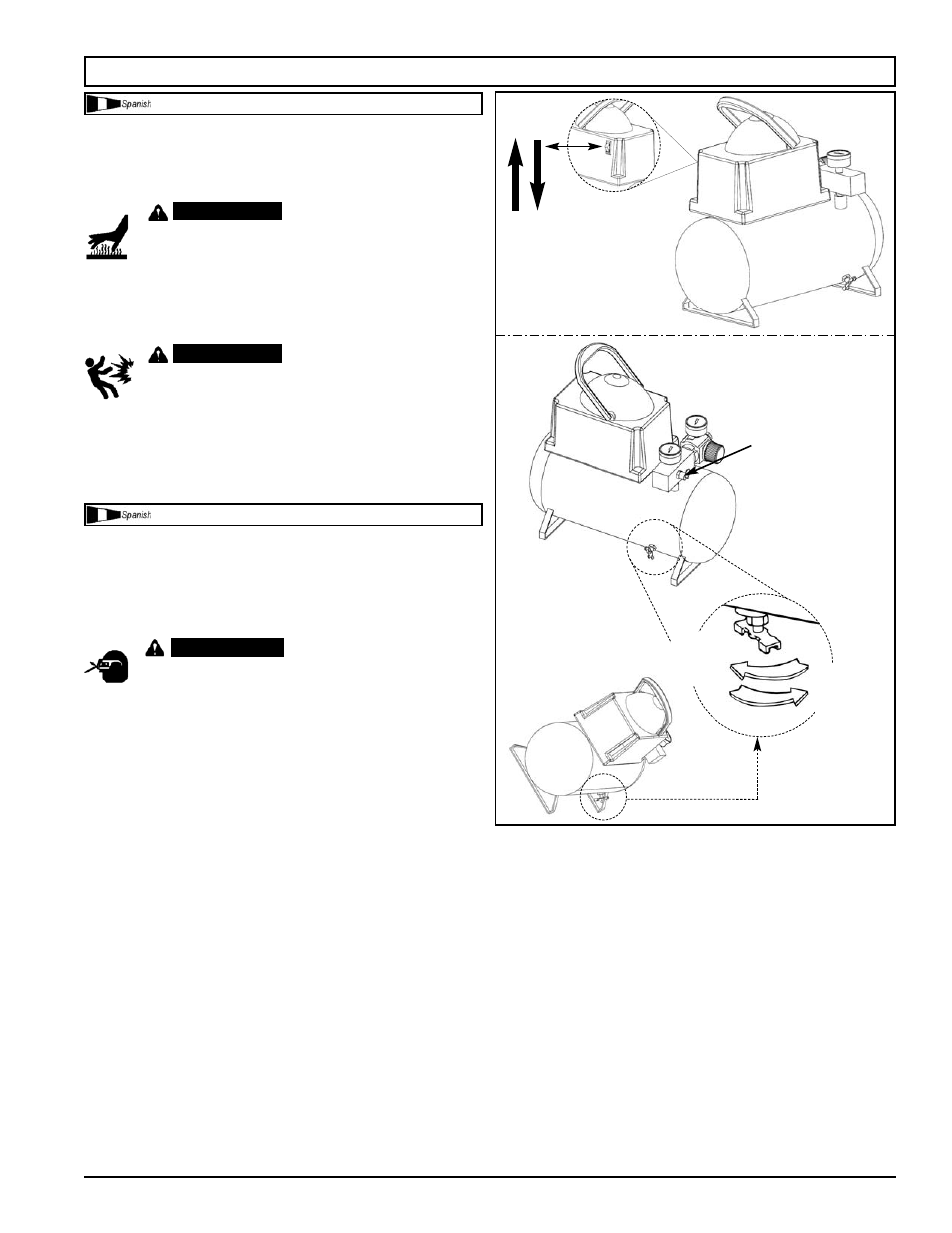 Instrucciones operativas | Powermate VP0000401 User Manual | Page 12 / 20