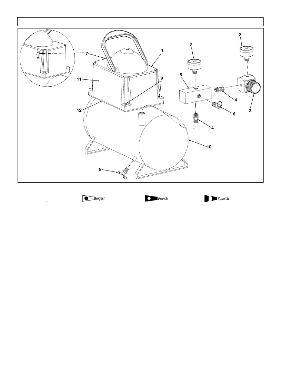 Parts list \ liste de pièces \ lista de las piezas | Powermate VP0000401 User Manual | Page 15 / 20