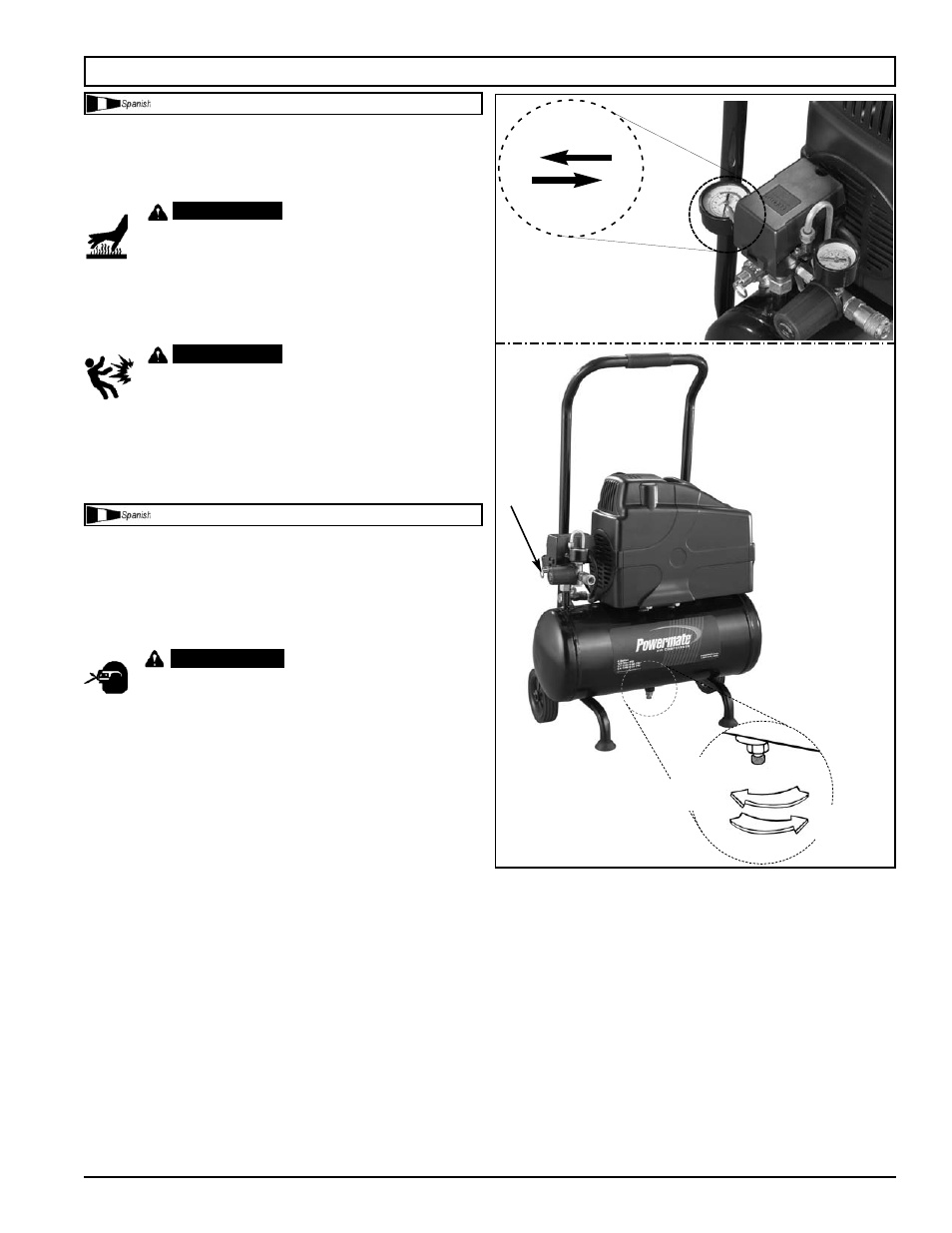 Instrucciones operativas | Powermate VP0880467 User Manual | Page 12 / 20