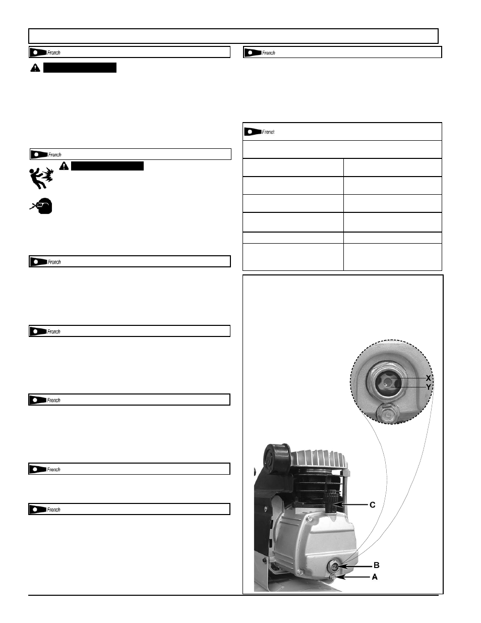 Entretien, Intervalos de servico | Powermate VP0880604 User Manual | Page 15 / 24