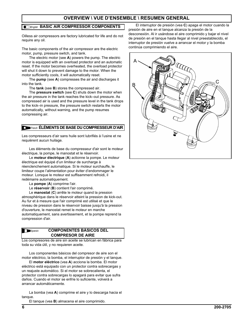 Powermate VPF1080318 User Manual | Page 6 / 20