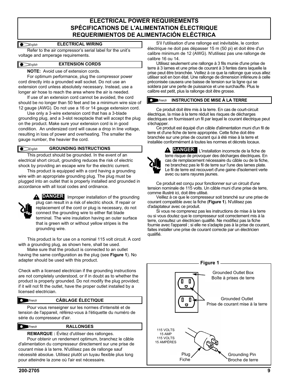 Powermate VPF1080318 User Manual | Page 9 / 20