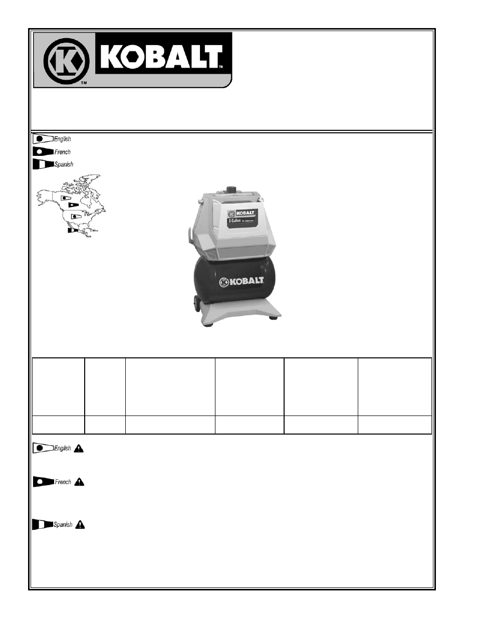 Powermate VPK0880803 User Manual | 24 pages