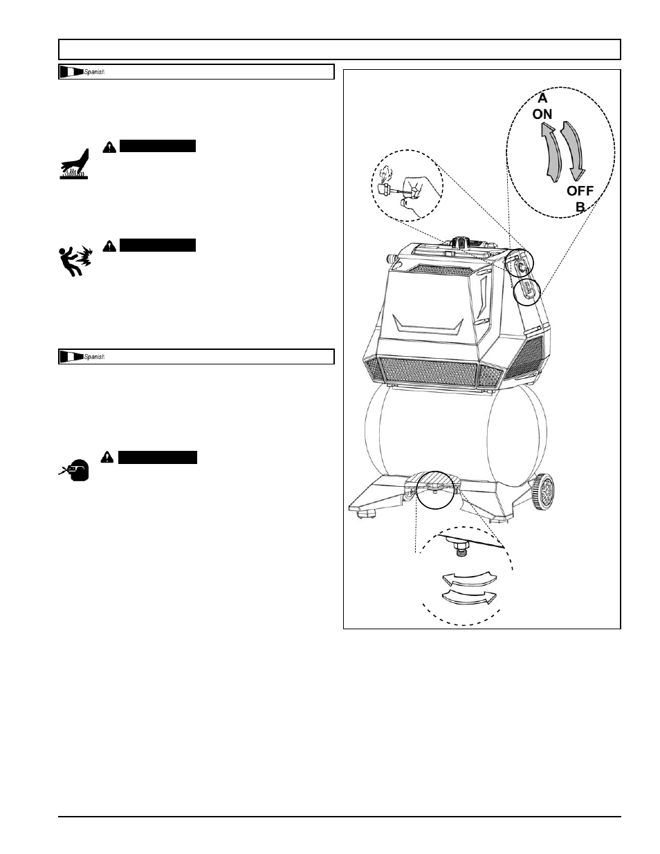 Instrucciones operativas | Powermate VPK0880803 User Manual | Page 12 / 24
