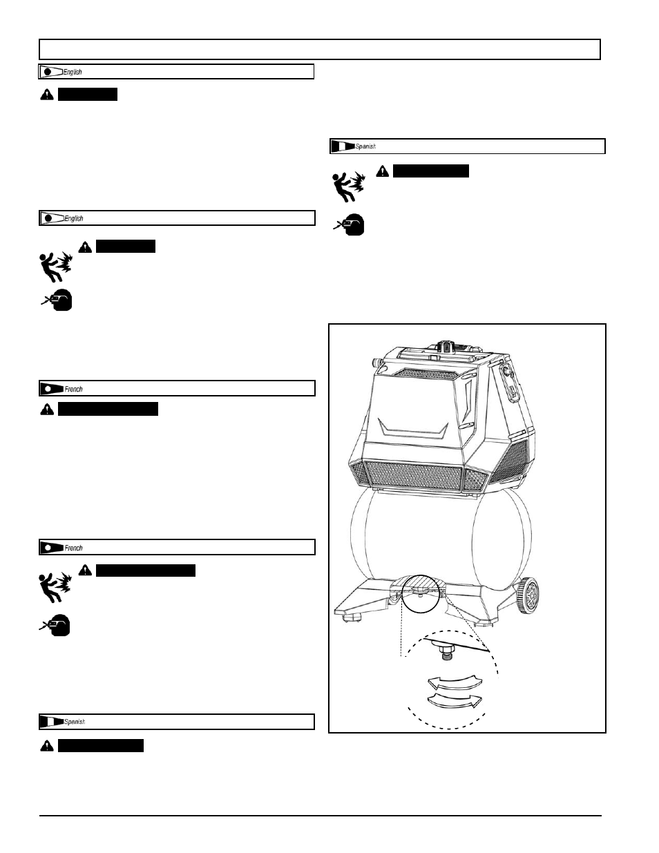 Maintenance \ entretien \ mantenimiento | Powermate VPK0880803 User Manual | Page 13 / 24