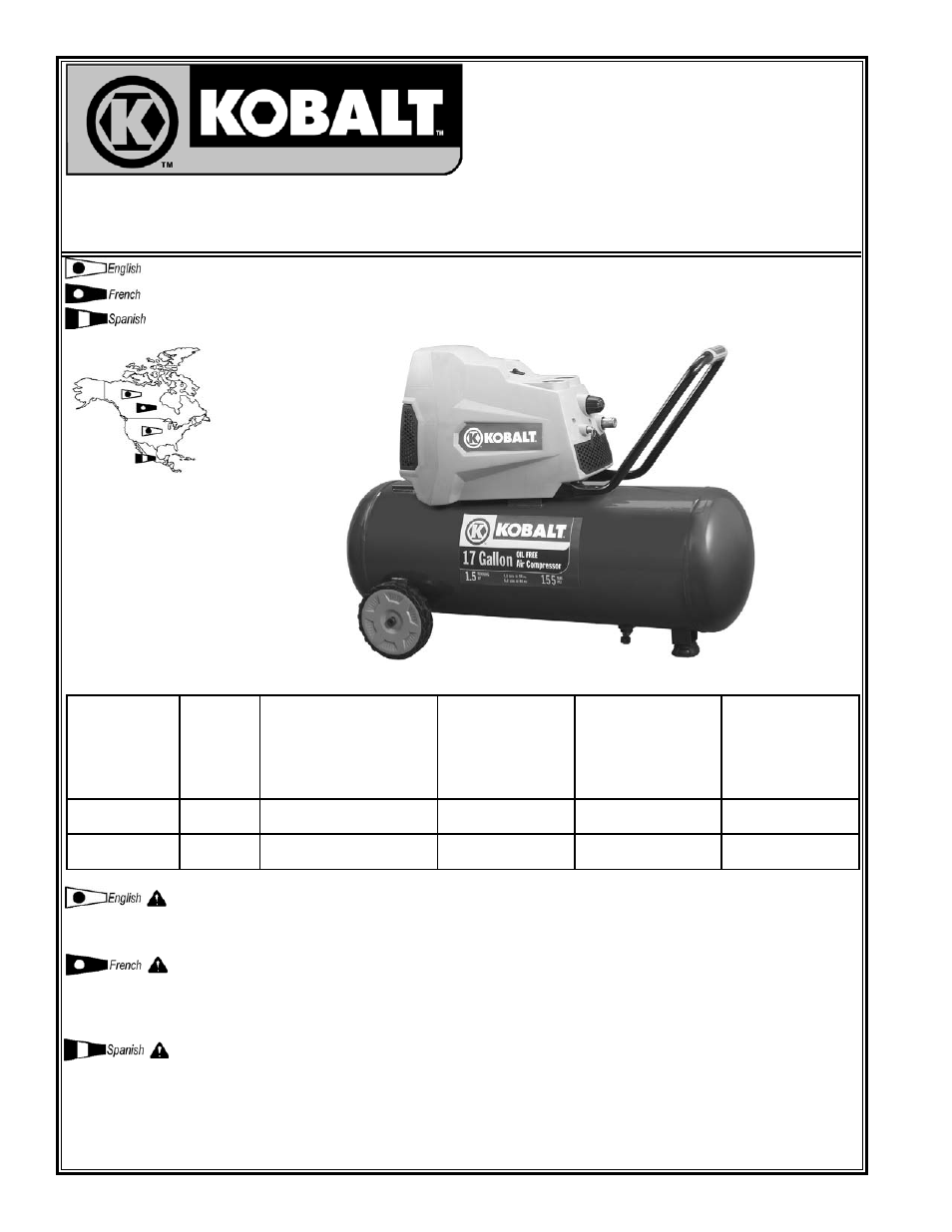 Powermate VPK1581768 User Manual | 24 pages