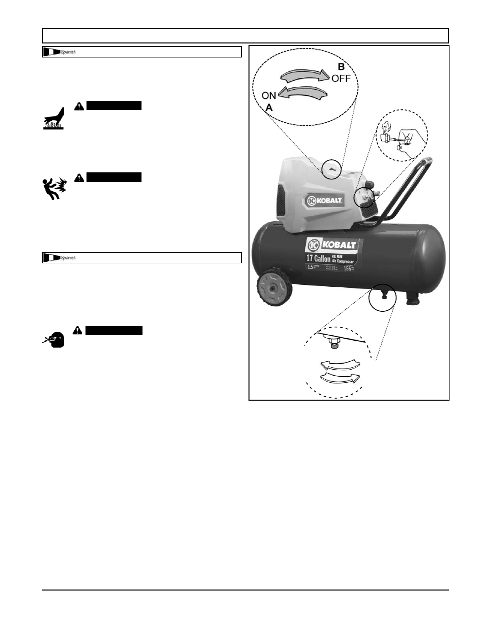 Instrucciones operativas | Powermate VPK1581768 User Manual | Page 12 / 24