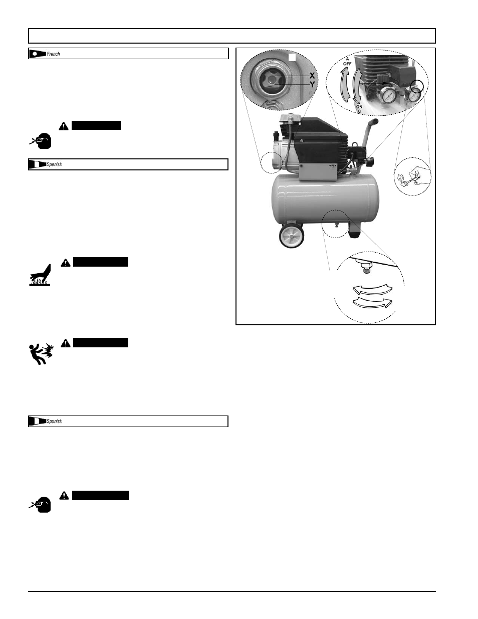 Mode d’emploi \ instrucciones operativas | Powermate VPP0200604 User Manual | Page 13 / 24