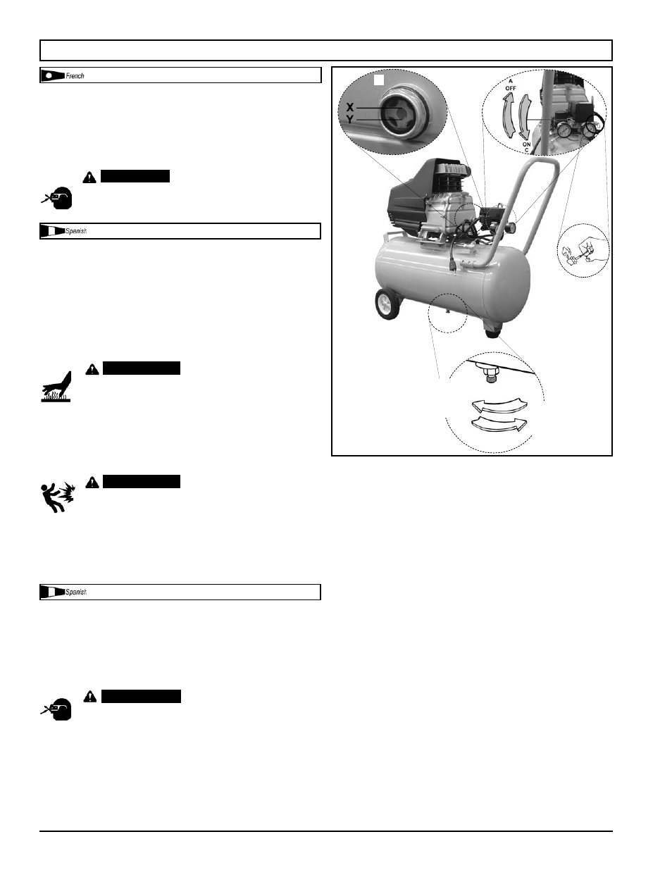 Mode d’emploi \ instrucciones operativas | Powermate VPP0301104 User Manual | Page 13 / 24