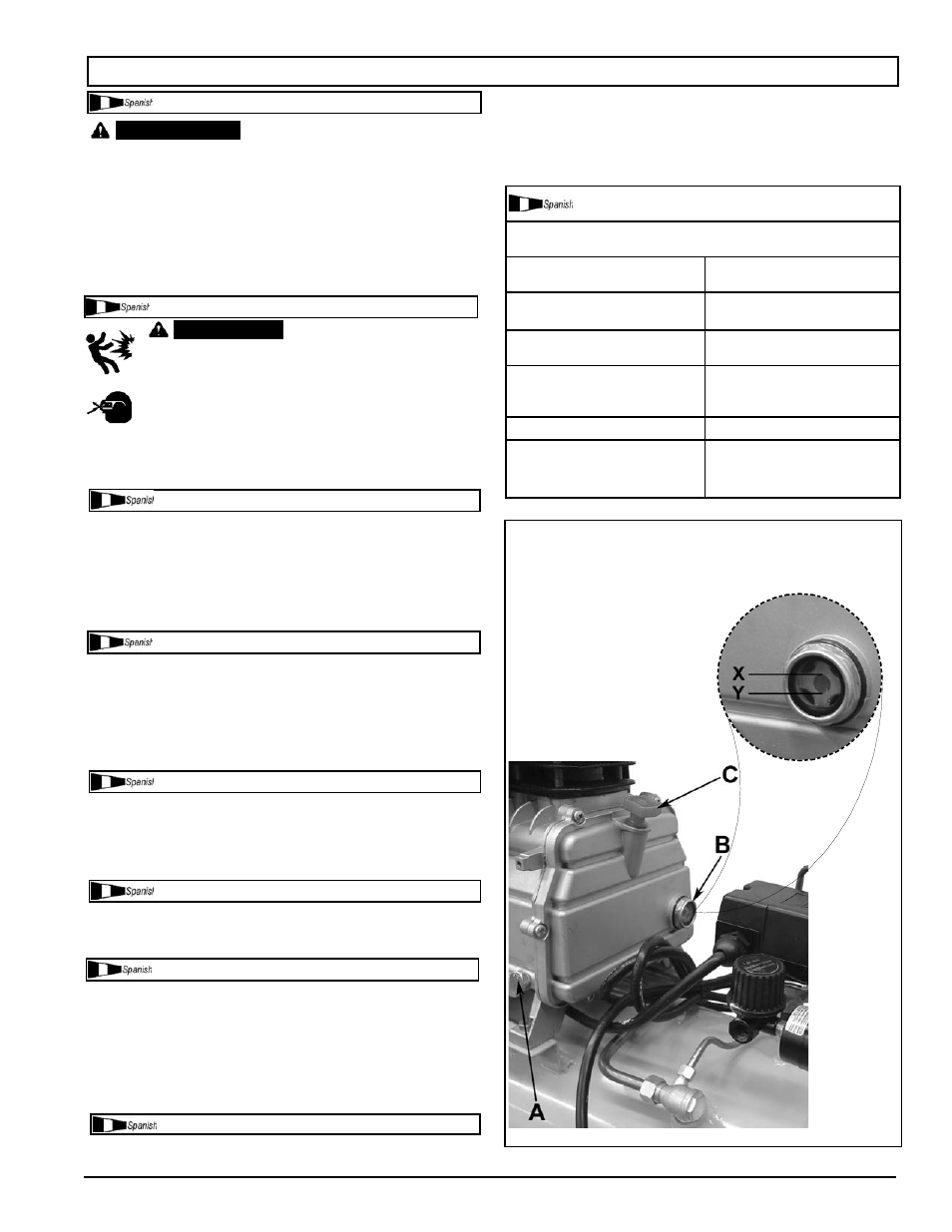 Mantenimiento, Entretien péridique | Powermate VPP0301104 User Manual | Page 16 / 24