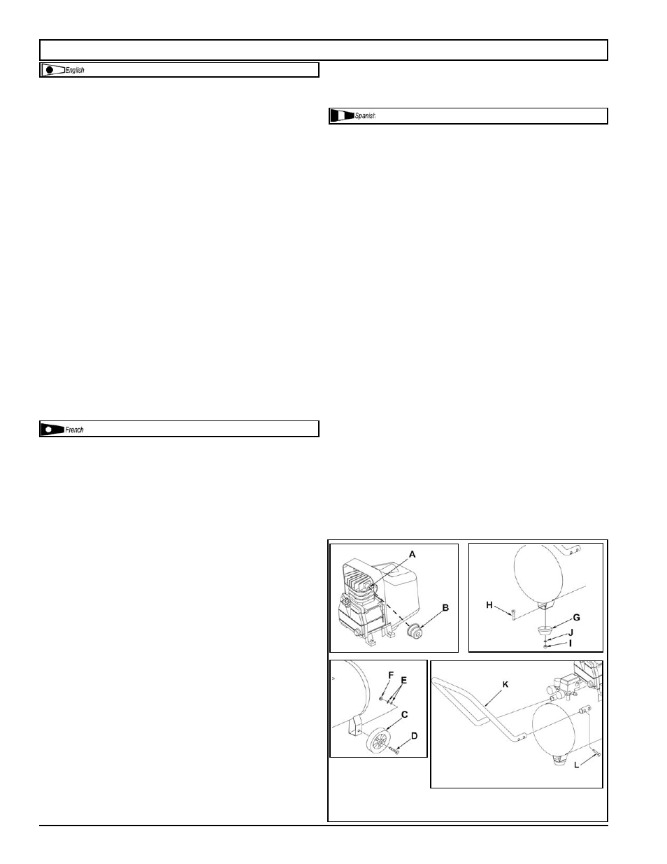 Assembly / assemblage / montaje | Powermate VPP0301104 User Manual | Page 7 / 24