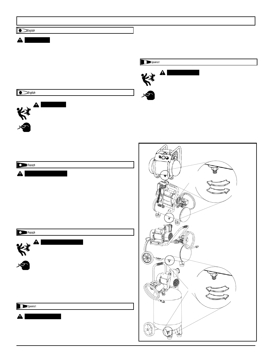 Maintenance \ entretien \ mantenimiento | Powermate VPP1080318 User Manual | Page 13 / 24