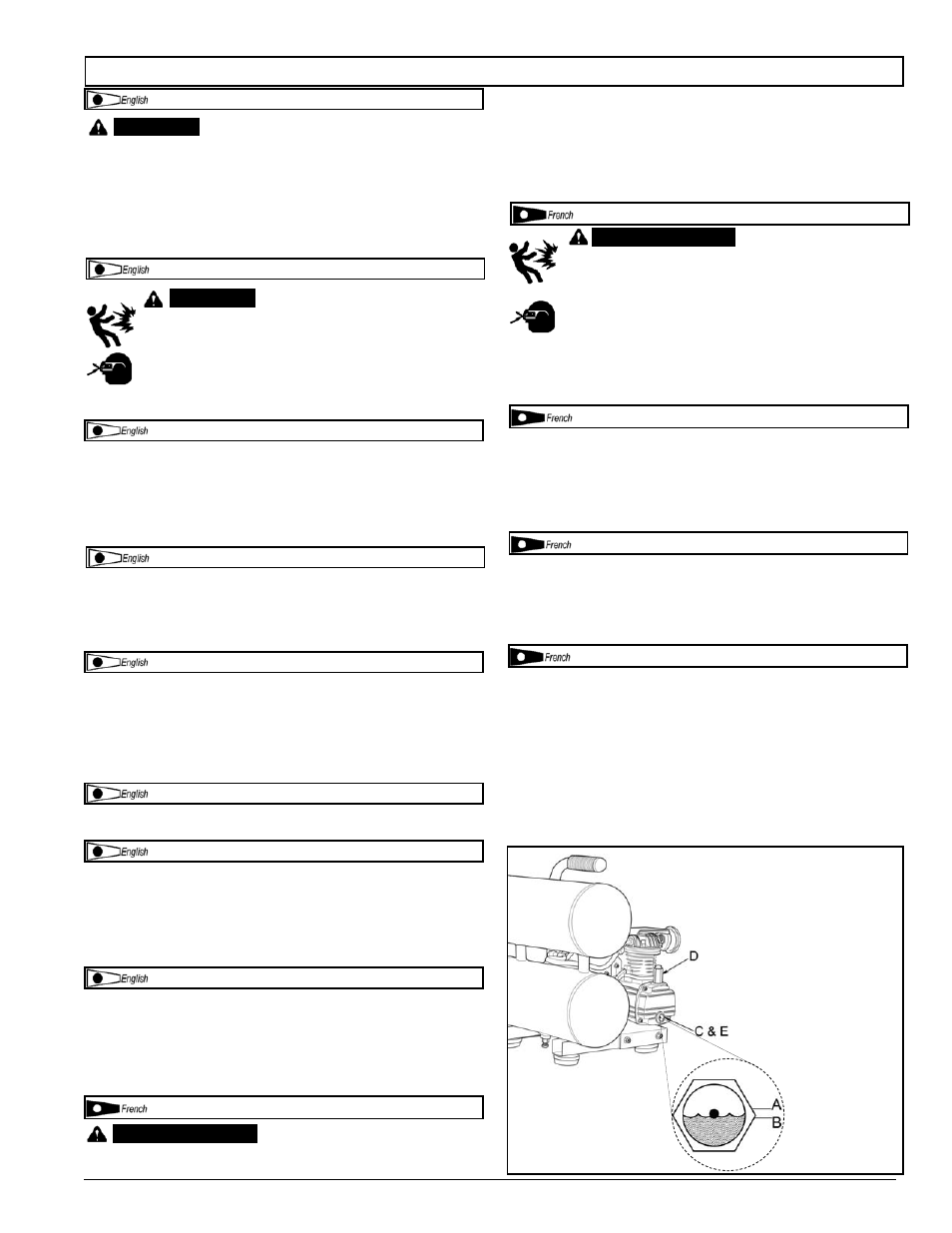 Maintenance \ entretien \ mantenimiento | Powermate VSF1080421 User Manual | Page 14 / 24