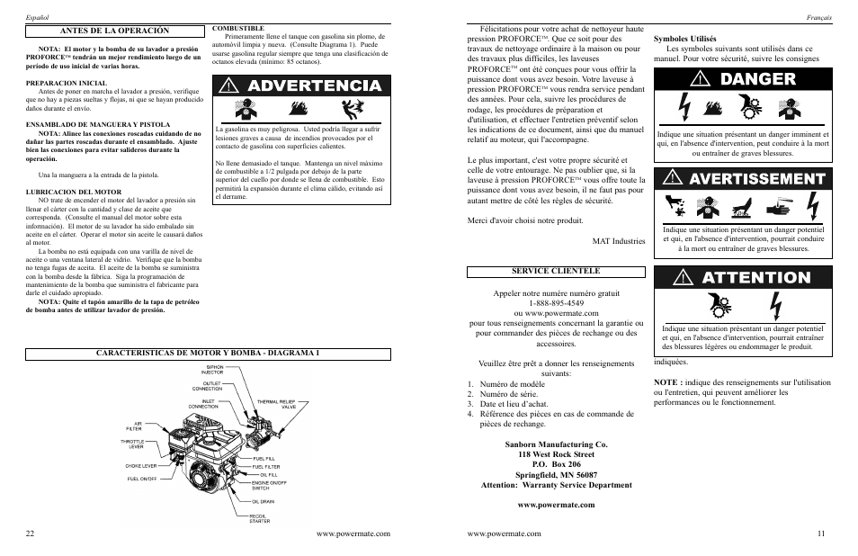 Powermate PWC102350.03 User Manual | Page 11 / 16
