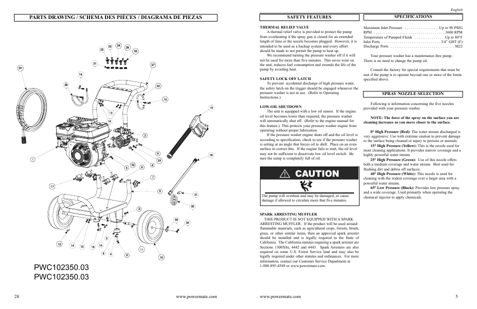 Powermate PWC102350.03 User Manual | Page 5 / 16