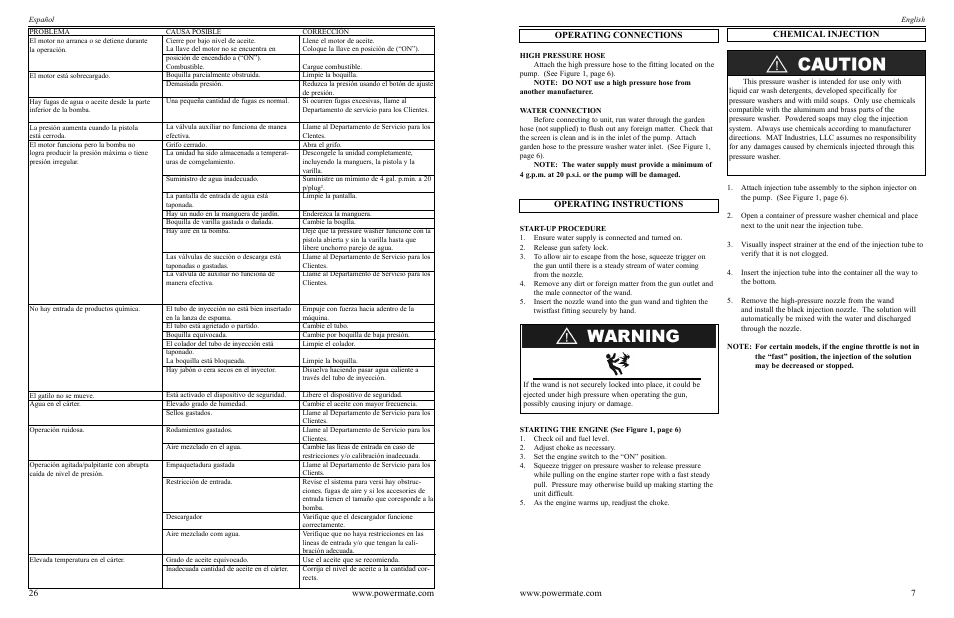 Powermate PWC102350.03 User Manual | Page 7 / 16