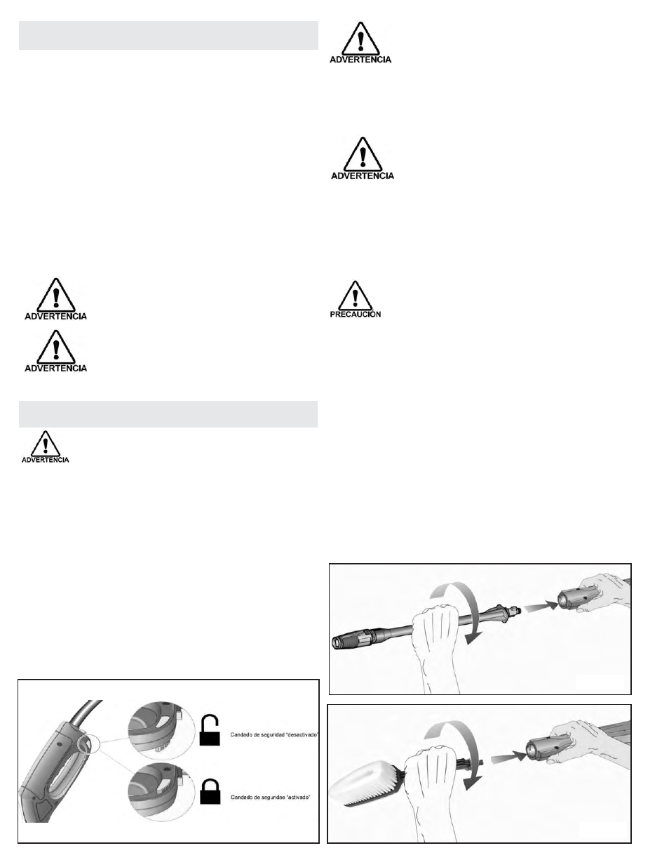 0 conexiones operativas 4.0 instrucciones de uso | Powermate PW0501500.NOM User Manual | Page 31 / 36