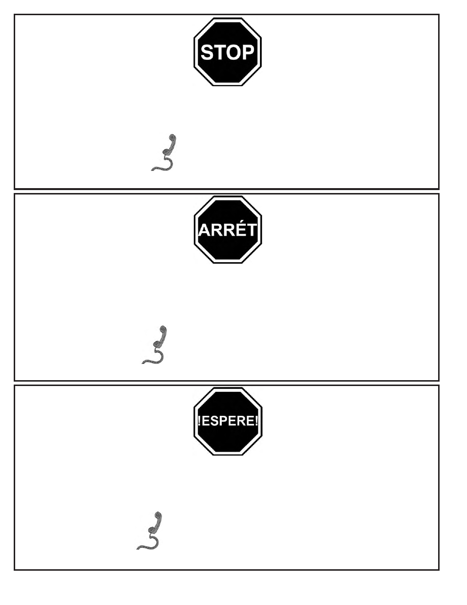 Do not return to store! call us first, No lo devuelva a la tienda! ¡llámenos primero, Ne pas retourner au magasin! appelez–nous d’abord | Powermate PW0501500.NOM User Manual | Page 35 / 36