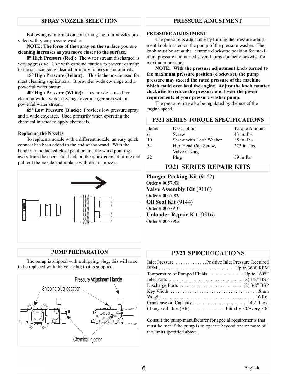 Powermate PW0923500 User Manual | Page 6 / 12