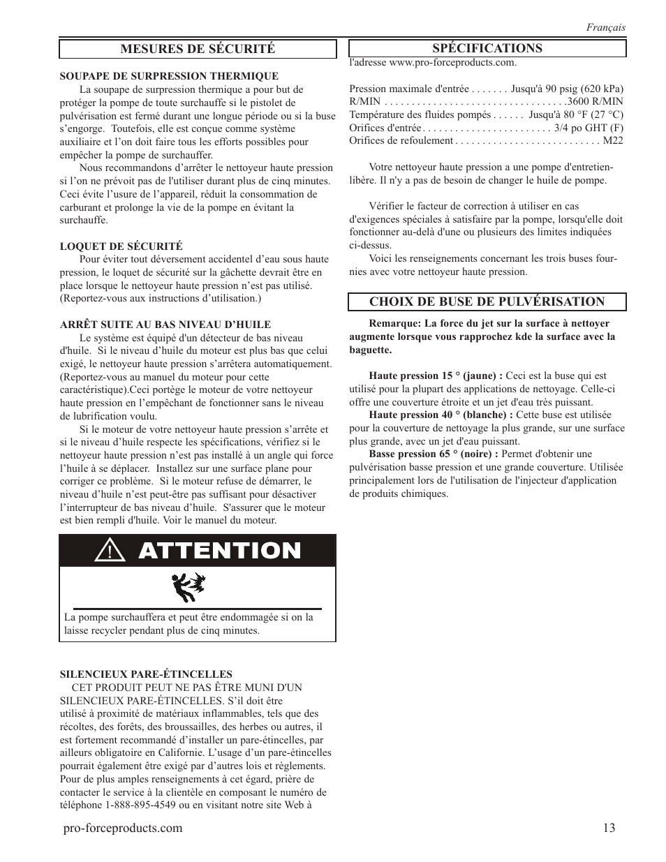 Powermate PWF0102000.03 User Manual | Page 13 / 32