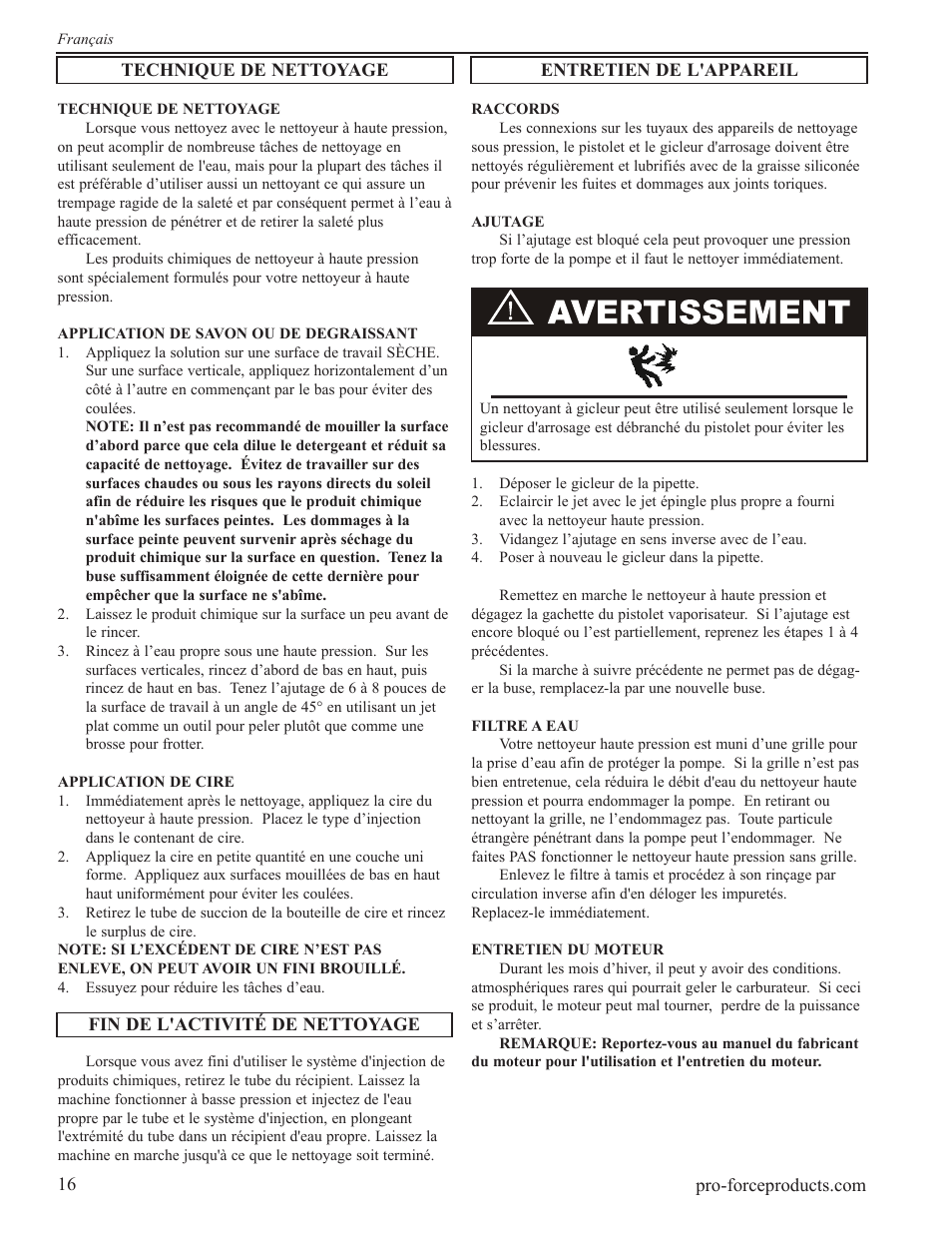 Powermate PWF0102000.03 User Manual | Page 16 / 32