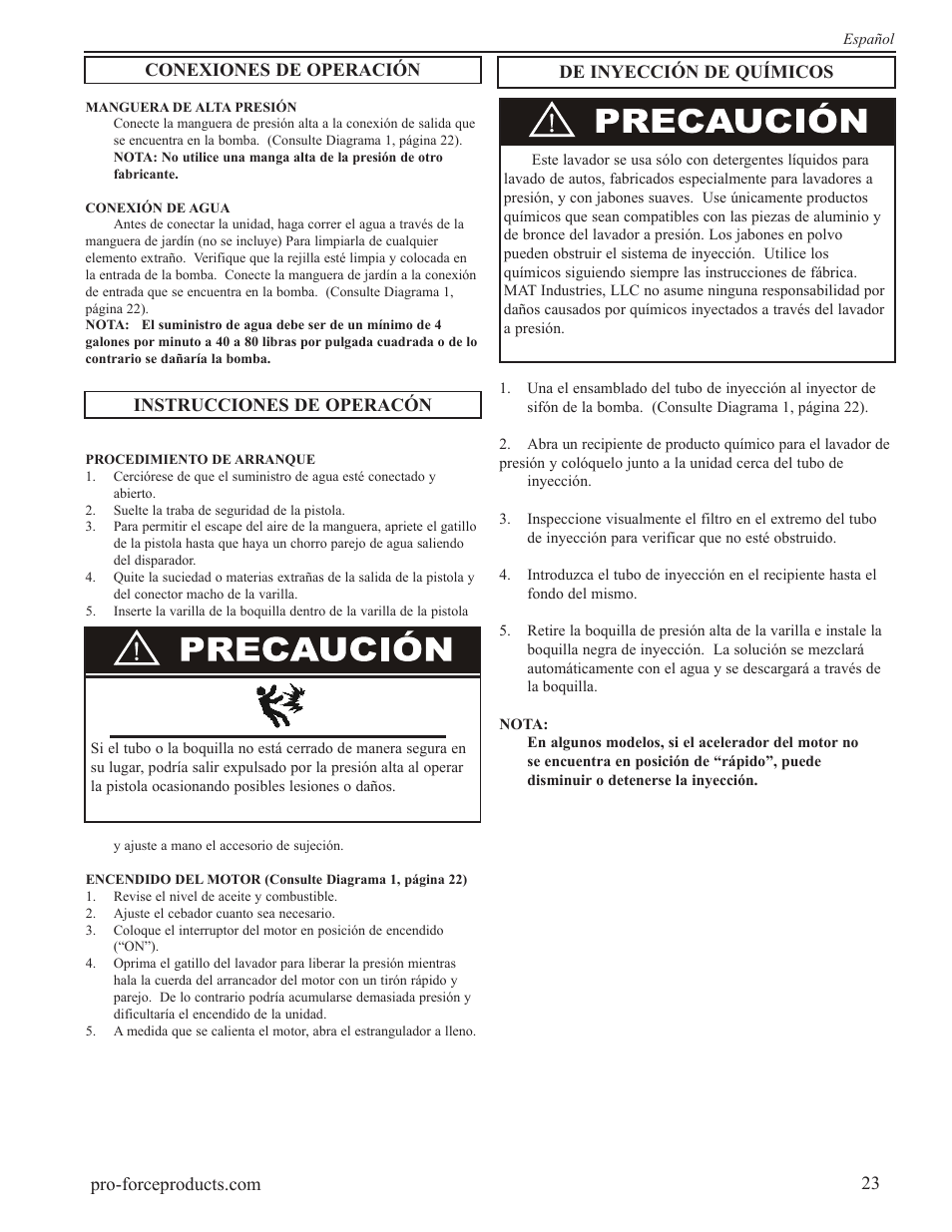 Powermate PWF0102000.03 User Manual | Page 23 / 32